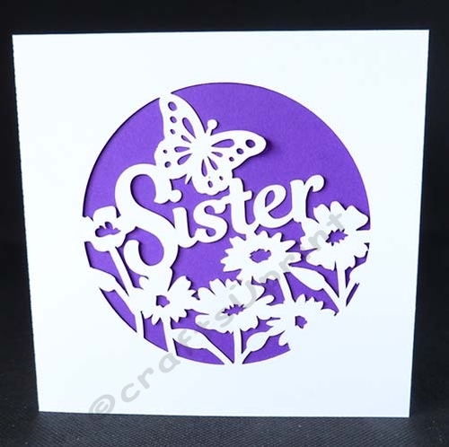 Sister Flower Card