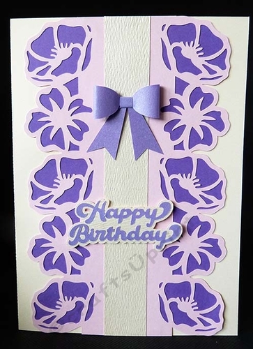 Flower Edge Overlay Card