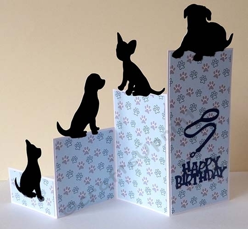 Puppies Z Fold Card and Envelope