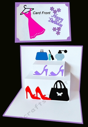 Fashion Accessories Pop Up Card