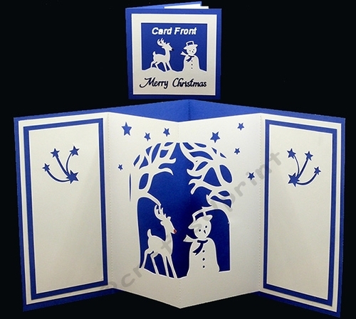Christmas Scene Pop Out Card