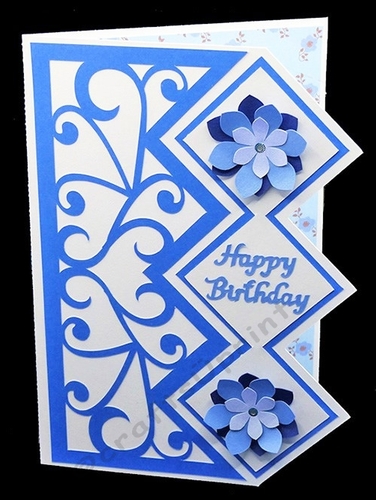 Diamond Edge Filigree Card