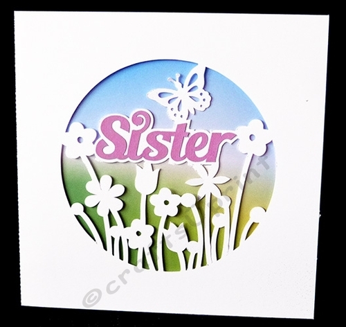 Sister Floral Card