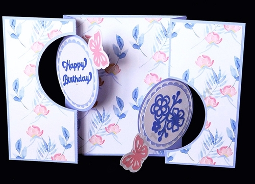 Butterfly Double Flip Card