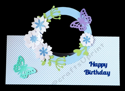 Floral Circle Card