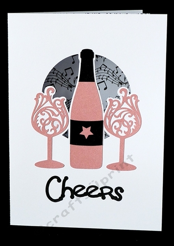 Cheers Wine Glasses Card