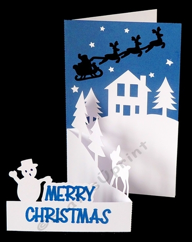 Merry Christmas Z Fold Card