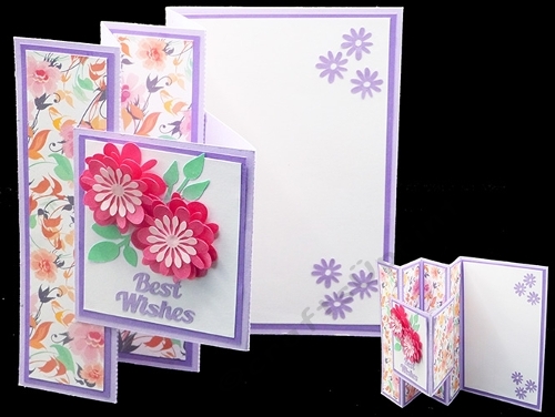 Best Wishes Accordian Card