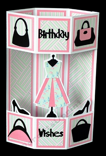 cup1375425_40382 - Hexagonal Dress Stand Box Card