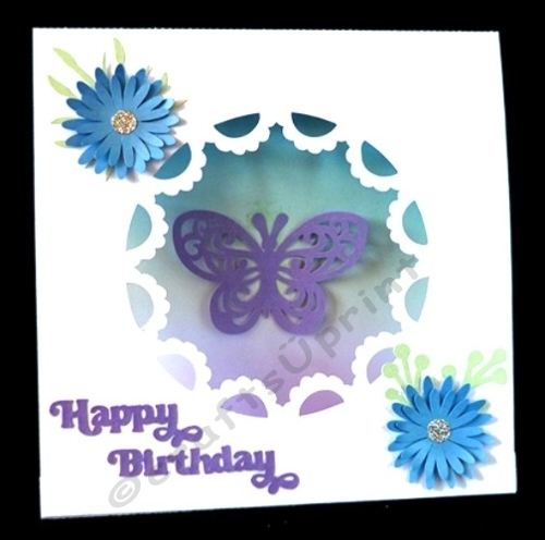 cup1375801_40382 - Butterfly Aperture Tent Fold Card