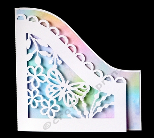 Shaped Butterfly Cut Out Card