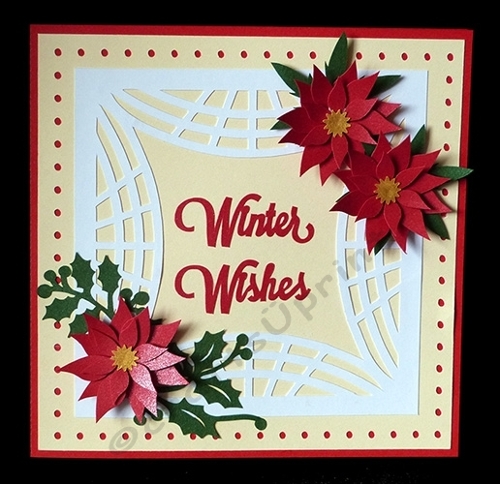 cup1395393_40382 - Winter Wishes Poinsettia Card
