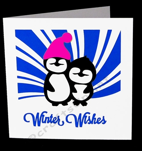 Penguin Winter Wishes Card