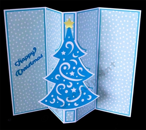 cup1407257_40382 - Christmas Tree Pop Out Card