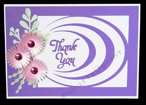 cup1408520_40382 - Thank You Overlay with Flowers Card