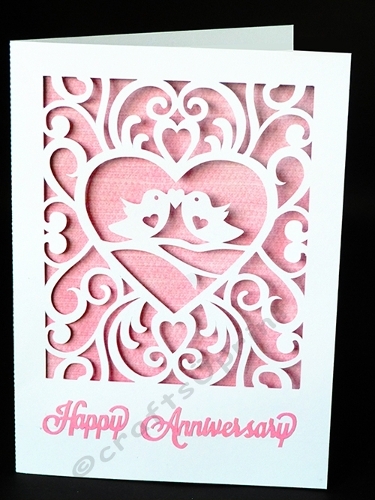 Anniversary Love Birds Card