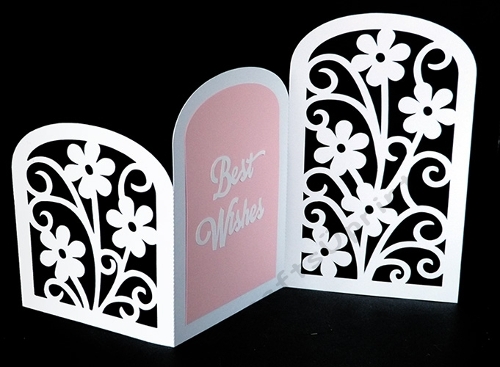 Zig Zag Flower Flourish Card