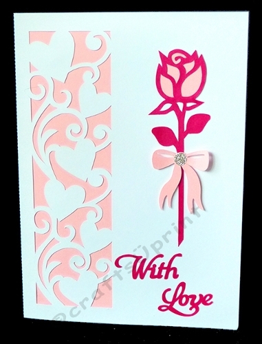 Rose and Hearts With Love Card