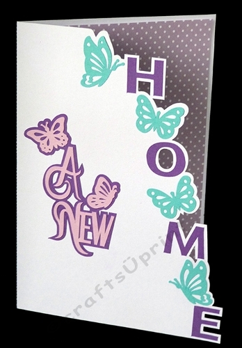 New Home Butterfly Card