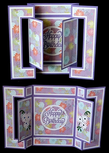 cup1433524_40382 - Double Swing Flower Card