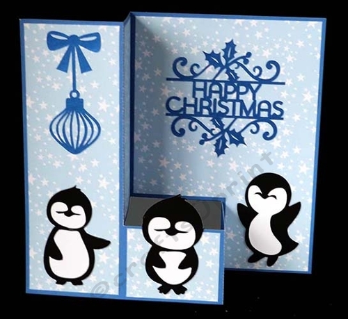 Penguins Pop Up Card