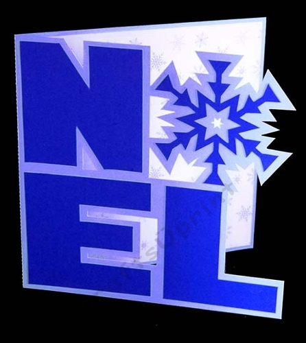 Noel Snowflake Card