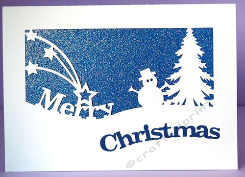 Merry Christmas Aperture Card