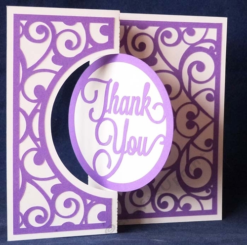 Thank You Circle Swing Card
