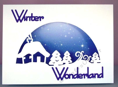 Winter Wonderland Aperture Card