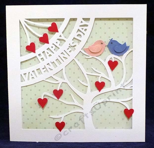 Valentine Heart Tree Card