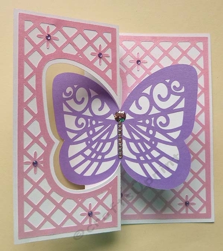 Butterfly Swing Card