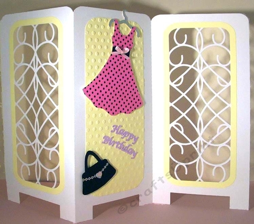 Screen Card with Dress