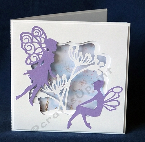 Layered Fairy Aperture Card