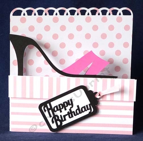 Sandal on Shoe Box Card