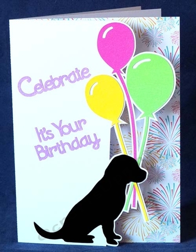 Balloon Puppy card