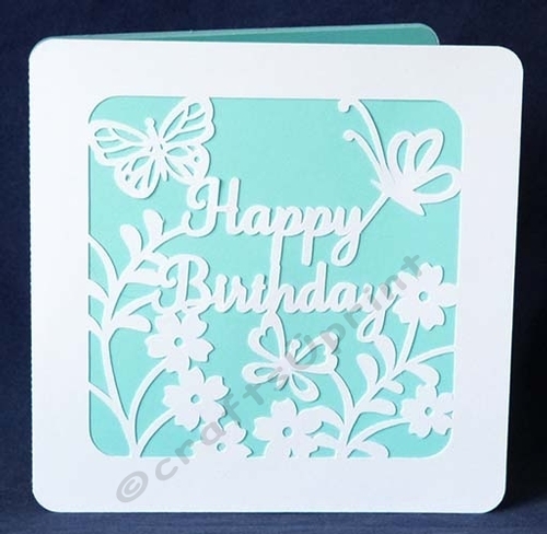 Birthday Butterflies Card