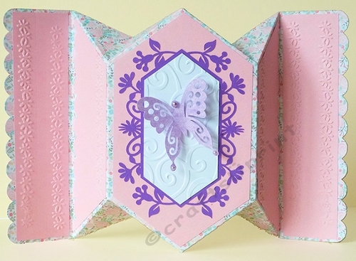 Fancy Fold Card with Butterfly