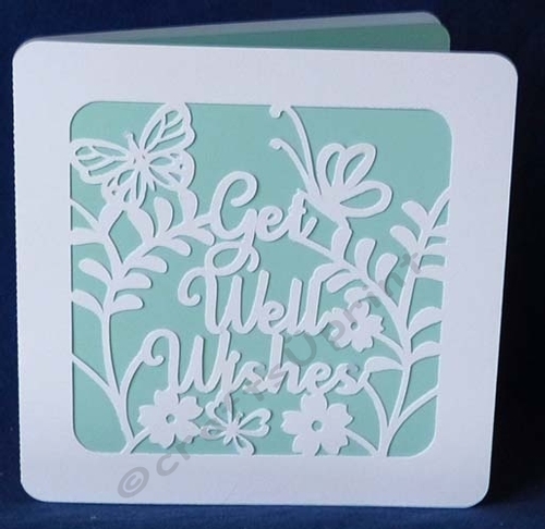 Butterfly Get Well Wishes Card