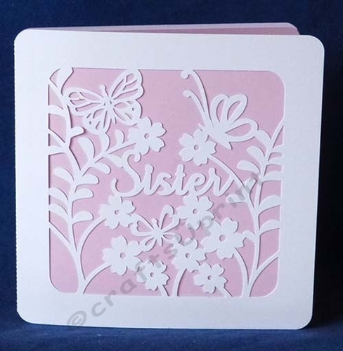 Sister Butterflies Card