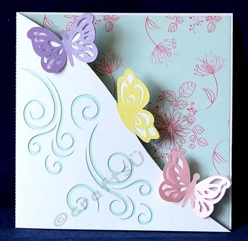 Over The Edge Butterfly Card
