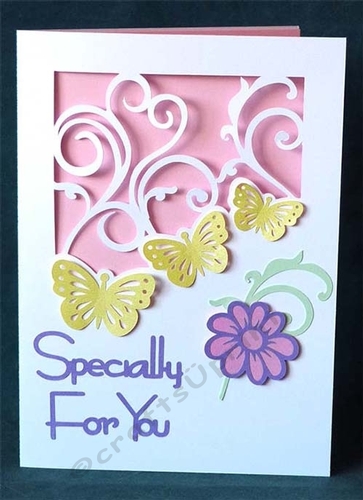 Three Butterflies Card