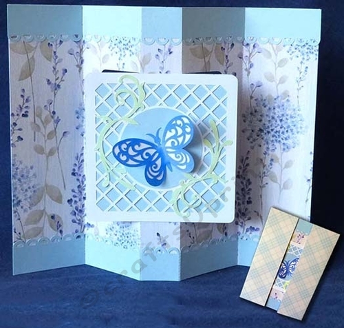 Triple Fold Card with Butterfly