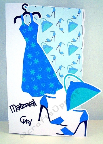 Material Girl Card and Backing Paper