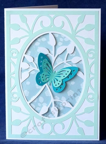 Double Butterfly Aperture Card