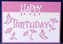 Happy Birthday Overlay Card