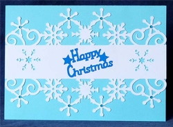 Snowflake Overlay Card