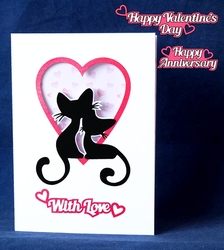 Love Cats Card with additional sentiments