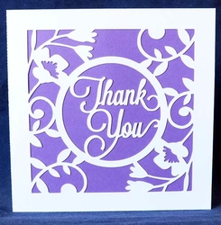 Thank You Flower Card