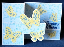 Butterflies Z Fold Card