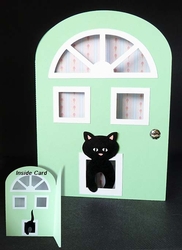 Cat Door Card